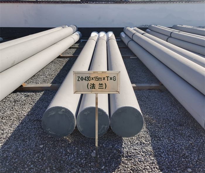 陵川430×15米×T×G砼电力电杆